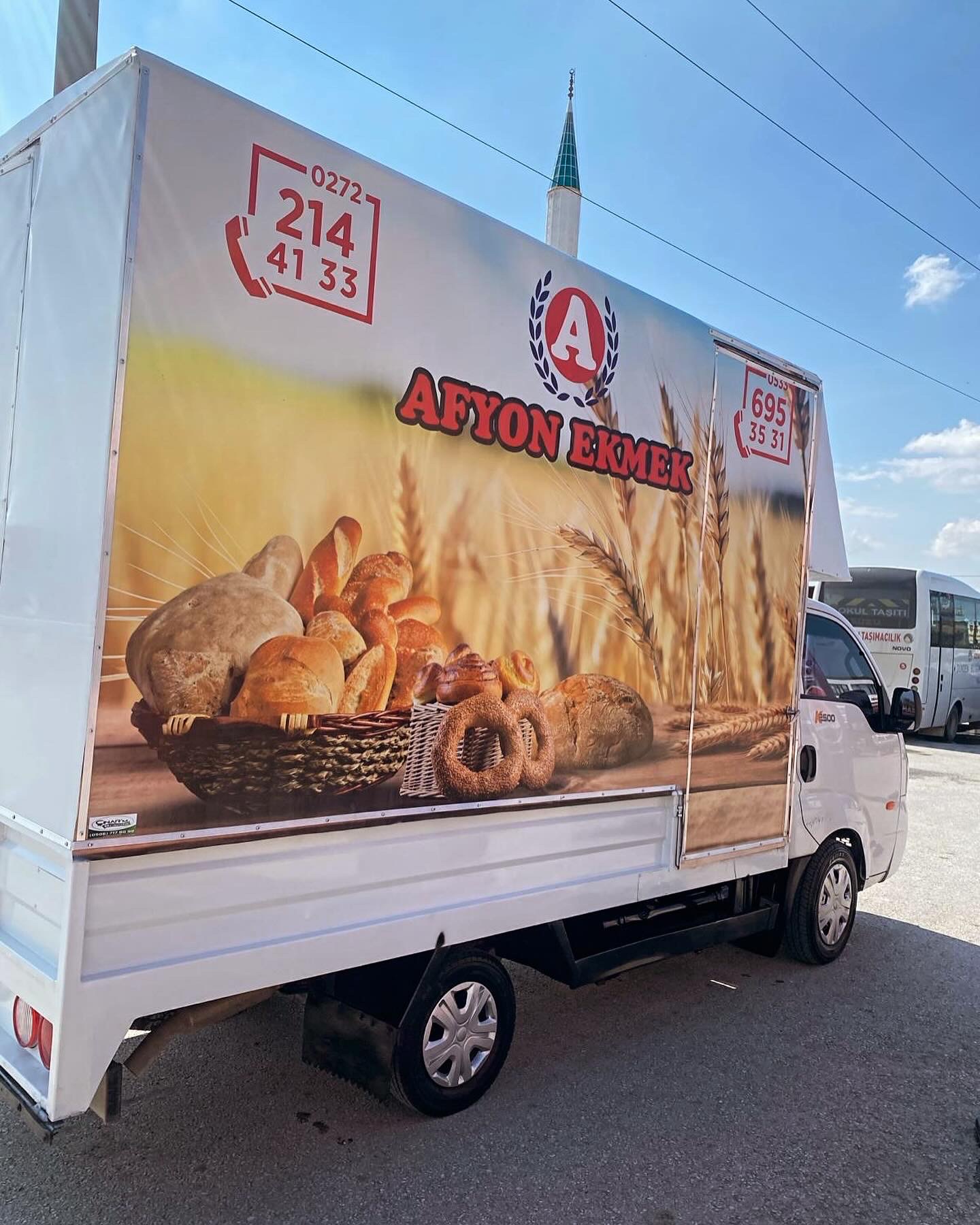 Kamyonet brandası Afyon